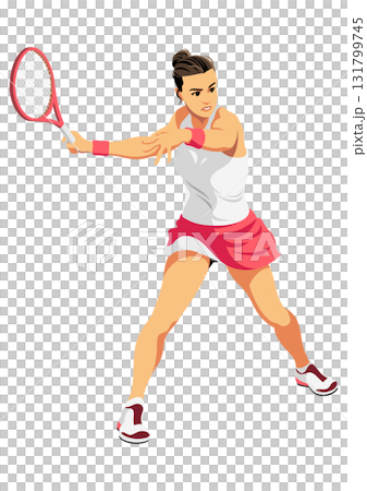 女子網球運動員 131799745