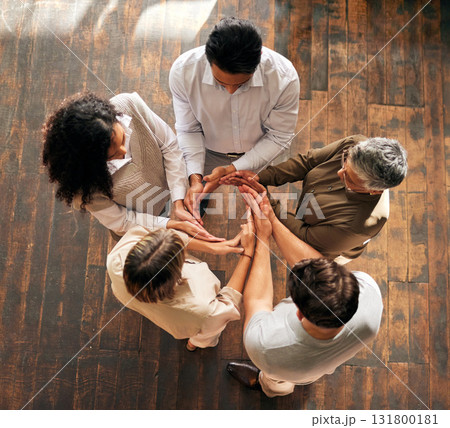 Teamwork, circle and synergy of people hands for collaboration, workflow and group or team building above. Integration, formation and support, cooperation or community of women and men with agreement Teamwork, circle and synergy of people hands for collaboration, workflow and group or team building above. Integration, formation and support, cooperation or community of women and men with agreement 131800181