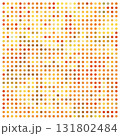 小さなドットをランダムに配色した秋イメージの背景素材 131802484