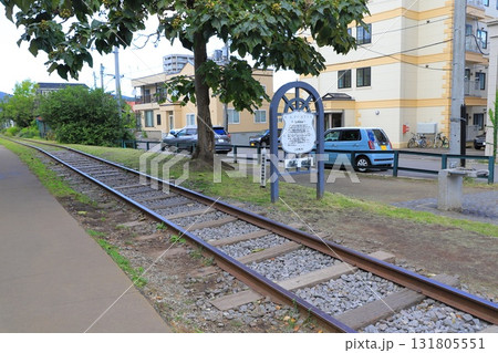 北海道小樽市　旧国鉄手宮線の跡地 131805551