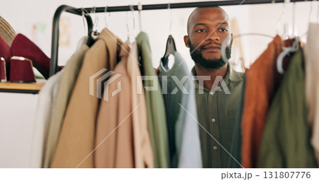 Fashion, shopping and small business with black man, store and warehouse with product, wealth and payment. African person, customer and client with boutique clothes, expensive items and retail choice Fashion, shopping and small business with black man, store and warehouse with product, wealth and payment. African person, customer and client with boutique clothes, expensive items and retail choice 131807776