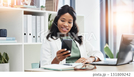Phone, office and business black woman or hr manager reading happy web post, company social media and mobile app. Worker, employee or Human Resources person, recruitment tech and cellphone networking Phone, office and business black woman or hr manager reading happy web post, company social media and mobile app. Worker, employee or Human Resources person, recruitment tech and cellphone networking 131809242
