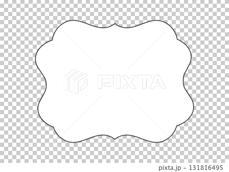 Simple frame illustration material, black and white monochrome, antique line, vector png transparent Simple frame illustration material, black and white monochrome, antique line, vector png transparent 131816495