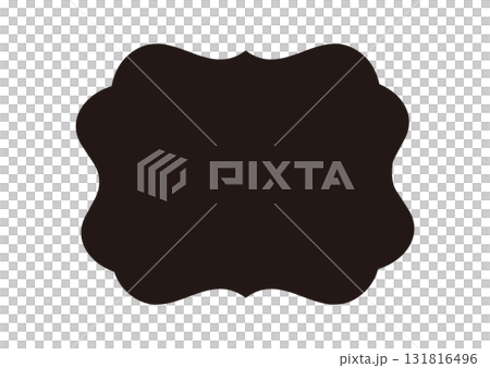 Simple and retro frame illustration material, antique black monochrome, vector png transparent 131816496