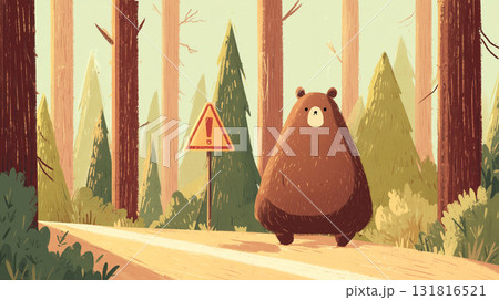 クマに注意 131816521