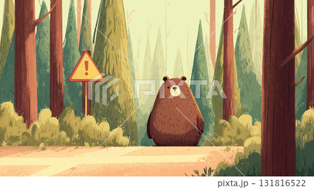 クマに注意 クマに注意 131816522