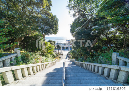 「茨城県」大洗磯前神社の風景 「茨城県」大洗磯前神社の風景 131816805