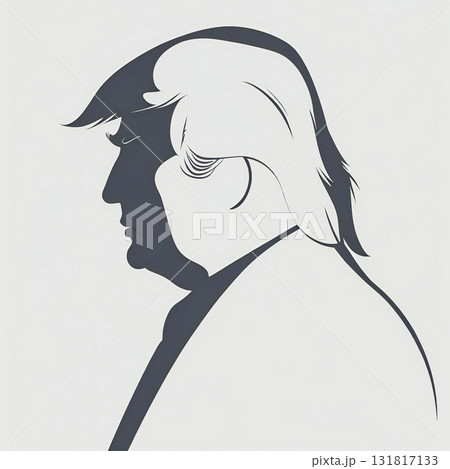 アメリカ大統領 シルエット ベクターアイコン | 政治、選挙、リーダーシップのシンボル 131817133