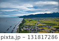 秋になって天候が崩れる前の富山県下新川海岸沿岸部の様子 131817286