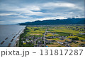 秋になって天候が崩れる前の富山県下新川海岸沿岸部の様子 131817287