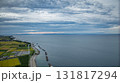 秋になって天候が崩れる前の富山県下新川海岸沿岸部の様子 131817294