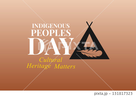 Indigenous peoples day cultural heritage matters banner artwork Indigenous peoples day cultural heritage matters banner artwork 131817323