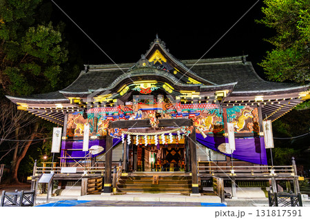 埼玉 夜祭の秩父神社 本殿 埼玉 夜祭の秩父神社 本殿 131817591
