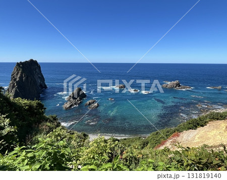 島武意海岸展望台 日本の渚百選 北海道積丹町出岬町 131819140