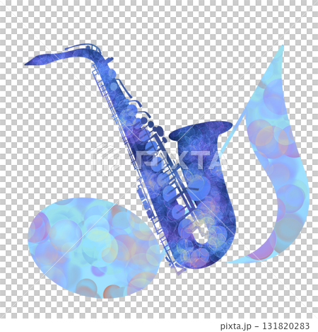 薩克斯風和音符 131820283
