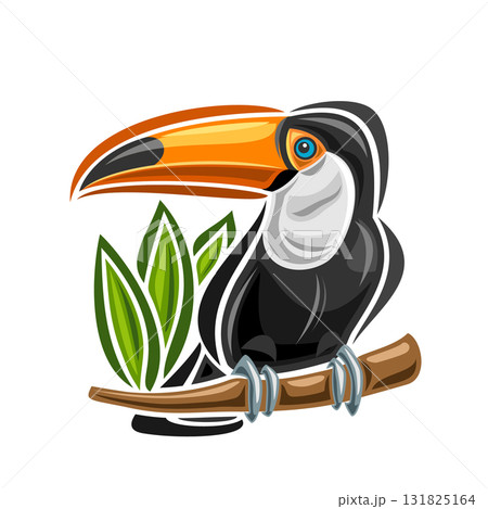 Vector illustration of Brazil Toucan 131825164