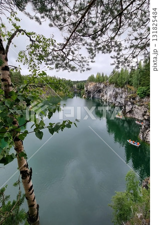 Karelia's Sortavala Marble Quarry Lake View 131825484