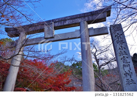 太宰府市 紅葉の竃門神社参道 太宰府市 紅葉の竃門神社参道 131825562