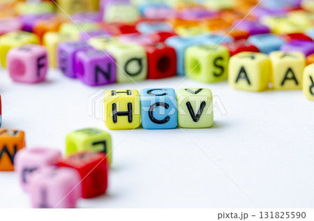 HCV text on multicolored cubes representing High Conservation Value. Conservation concept. HCV text on multicolored cubes representing High Conservation Value. Conservation concept. 131825590