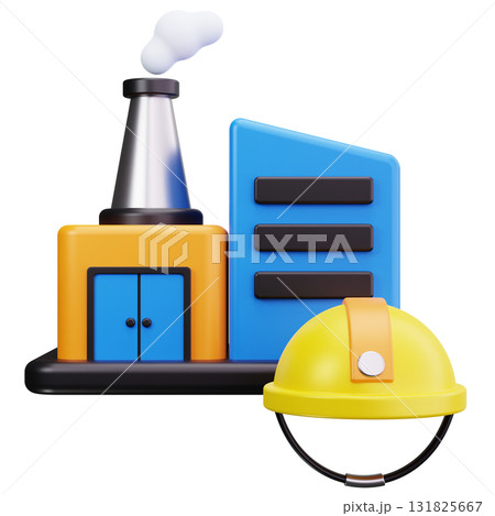 Factory Plant Worker 131825667