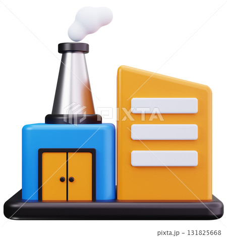 Modern Power Plant Factory Modern Power Plant Factory 131825668