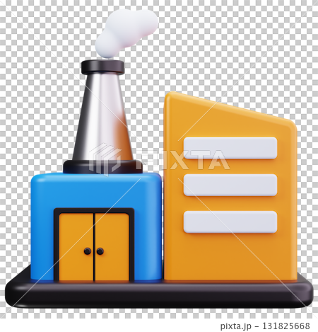 Modern Power Plant Factory 131825668