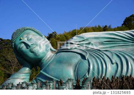 篠栗　南蔵院大仏　涅槃像 131825693