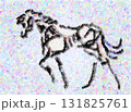 年賀状 アート 基本 背景 2026年 令和8年 馬 午年  131825761