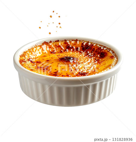 クリームブリュレ｜背景なし・透過PNG 131828936