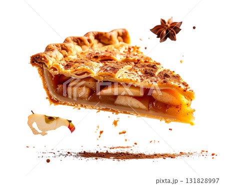 香ばしく焼き上げたアップルパイ 131828997
