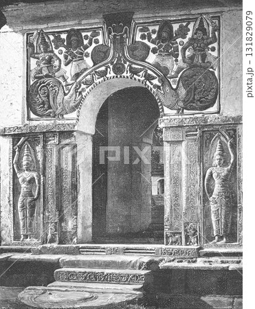 19世紀の仏教研究 スリランカ 仏歯寺 イラスト 19世紀の仏教研究 スリランカ 仏歯寺 イラスト 131829079