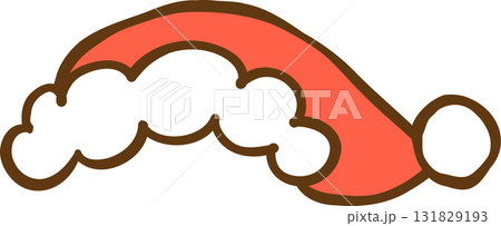 Cartoon Santa Hat Illustration Cartoon Santa Hat Illustration 131829193