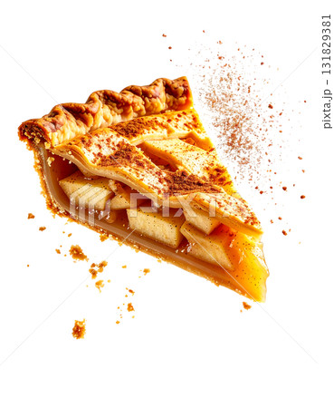 香ばしく焼き上げたアップルパイ 131829381
