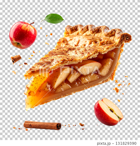 香噴噴的烤蘋果派 | 無背景,透明PNG 香噴噴的烤蘋果派 | 無背景,透明PNG 131829390