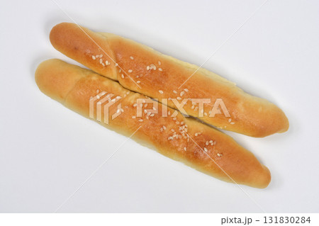 Two Sesame Bread Rolls 131830284