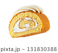 ふんわりクリームが美しいロールケーキ 131830388