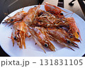 Savory Grilled Shrimp Heads, a Delicious Delicacy 131831105