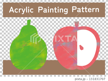 Acrylic paint style seamless texture 131831707