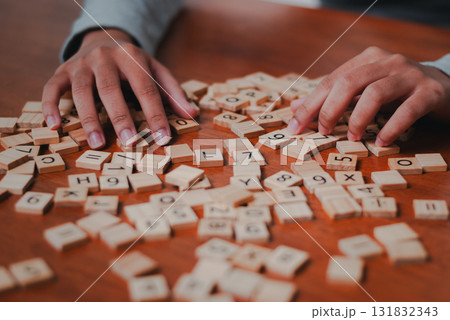 Business strategy workshop office learning activity professional environment overhead view collaboration concept Business strategy workshop office learning activity professional environment overhead view collaboration concept 131832343