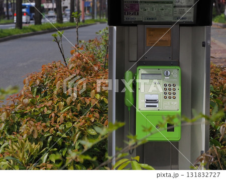 公衆電話 緑の電話 街角 昭和レトロ Japanese PublicTelephone2 131832727