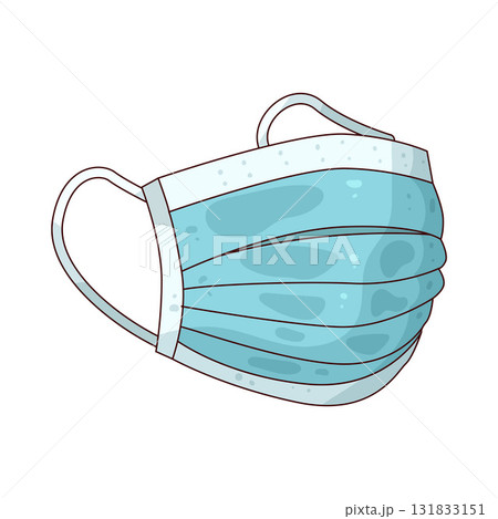 illustration of Surgical Mask 131833151