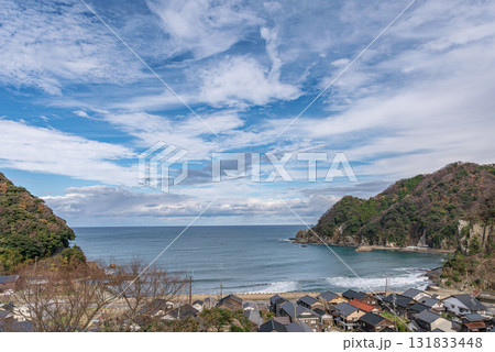 冬の日本海　余部の海 131833448