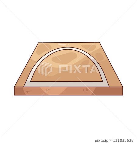illustration of Basketball Court 131833639