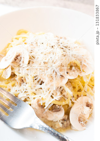 おいしいパスタ、カルボナーラ おいしいパスタ、カルボナーラ 131833867