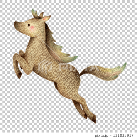 跳躍的黑馬,手繪色鉛筆畫 跳躍的黑馬,手繪色鉛筆畫 131833917