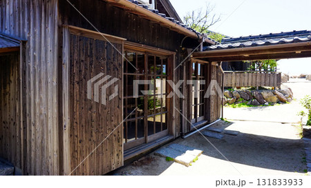 日本の古い漁師村の風景 131833933