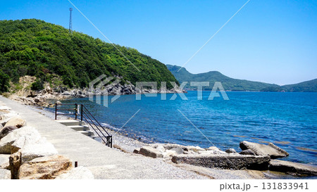 日本の古い漁師村の風景 131833941