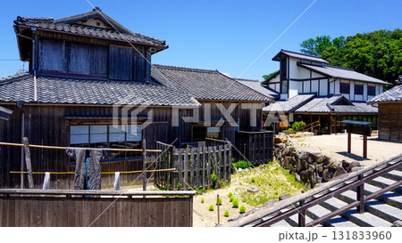 日本の古い漁師村の風景 131833960