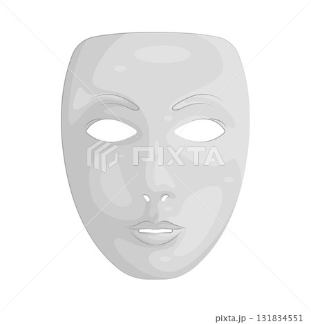 Illustration of theater mask  131834551