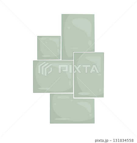 Illustration of wall decoration  131834558